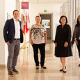 (V. l.) Mag. Klemens Hafner-Hanner, Mag.a Silvia Breitwieser, LRin Birgit Gerstorfer, MBA, Mag.a Marina Gottwald